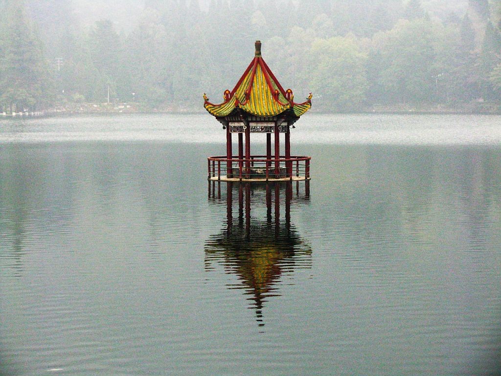 Zdjęcia: Lu Shan, prowincja Jiangxi, jezioro Lulin, CHINY Zdjęcia: Lu Shan, prowincja Jiangxi, jezioro Lulin, CHINY
