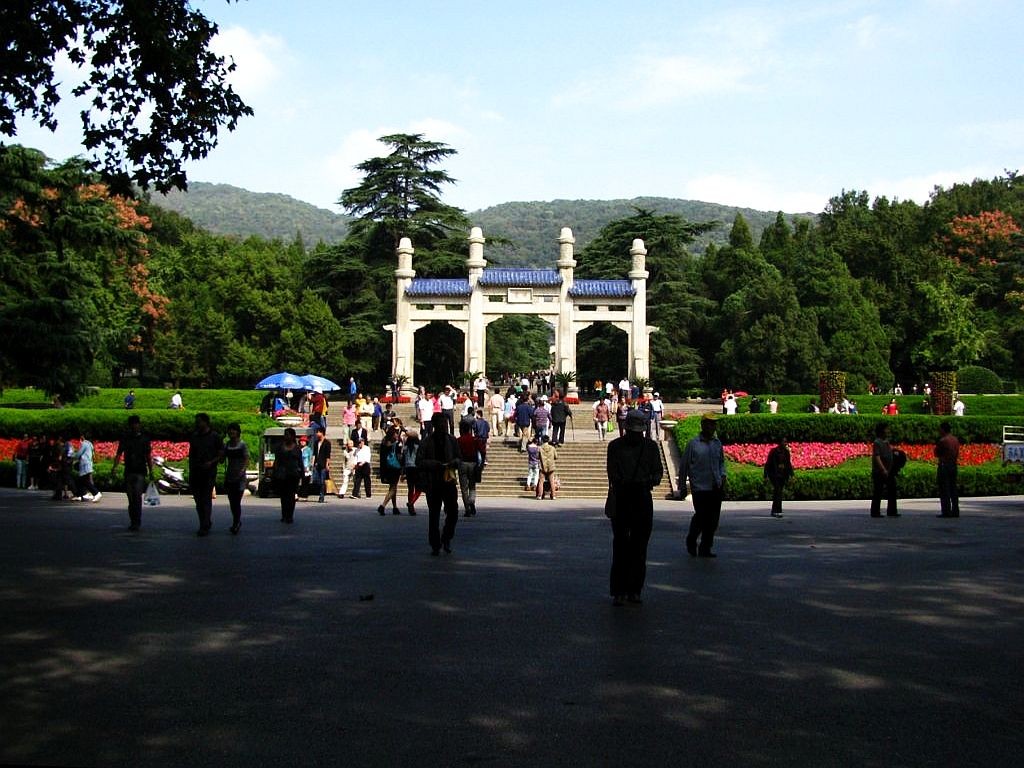 Zdjęcia: Nankin, prowincja Jiangsu, mauzoleum Sun Yat-Sena, CHINY Zdjęcia: Nankin, prowincja Jiangsu, mauzoleum Sun Yat-Sena, CHINY