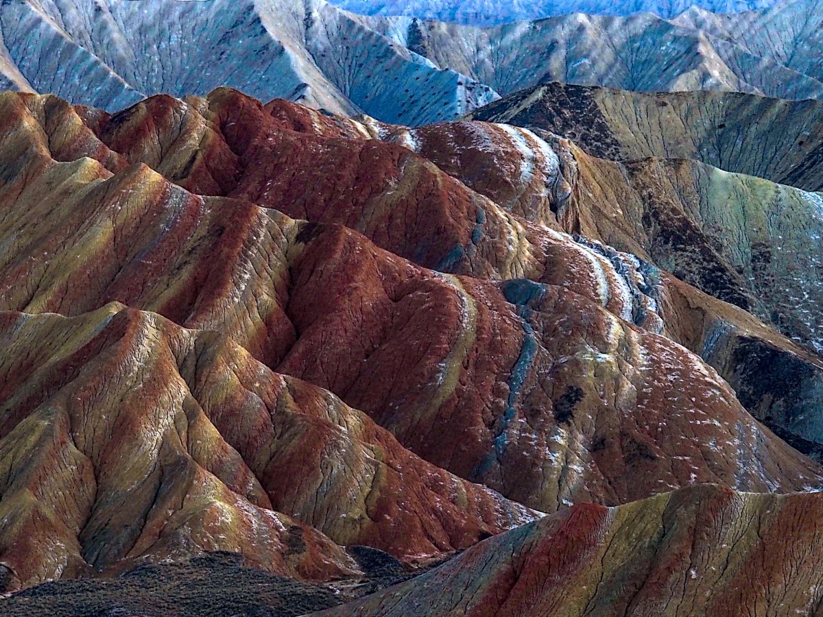 Zdjęcia: Zhangye Danxia geopark , Kolorowo mi, CHINY Zdjęcia: Zhangye Danxia geopark , Kolorowo mi, CHINY