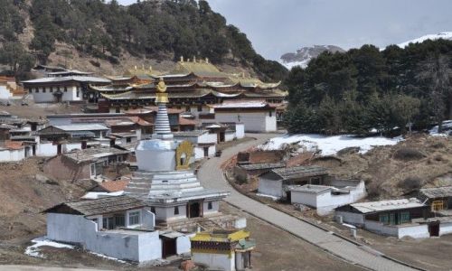 Zdjcie CHINY / Gansu / Langmusi / Klasztor tybetanski