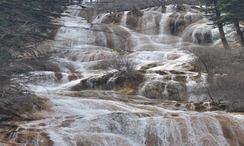 Zdjęcie CHINY / Songpan / Munigo / Wodospad
