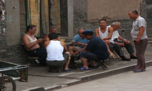 Zdjęcie CHINY / - / Pingyao / Chińskie roz(g)rywki