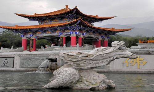 Zdjęcie CHINY / Yunnan / Dali / Kompleks Trzy Pagody 2