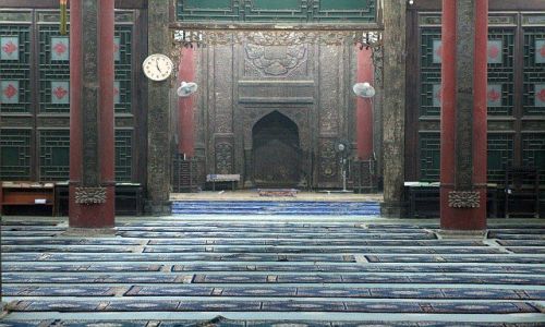 Zdjęcie CHINY / Xian / w jednym z najstarszych i największych w Chinach meczecie / mihrab