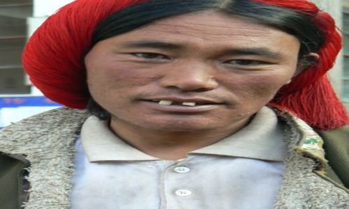 Zdjęcie CHINY / - / Deqin / Mieszkaniec Deqin