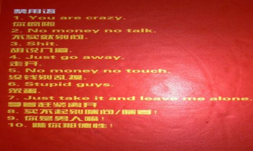 Zdjęcie CHINY / - / Pekin, Silk Bazar / Instrukcja obsługi turysty.