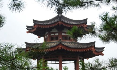 Zdjecie CHINY / Pekin / Wzgórze Węglowe / Chińska budowla