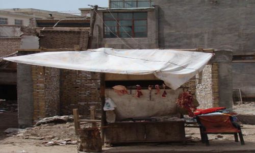 Zdjcie CHINY / Xinjiang / Kashgar / Sklep misny