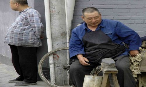Zdjecie CHINY / brak / pekin- w hutongach / chiny- portrety
