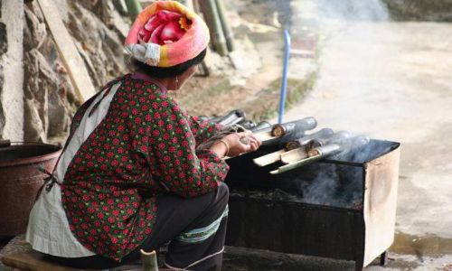 Zdjęcie CHINY / Guizhou / Longsheng / mniamek ;-)