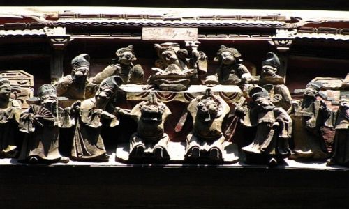 Zdjęcie CHINY / prowincja Anhui / Hongcun / Hongcun zabytkowe wnętrza