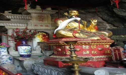 Zdjcie CHINY / prowincja Jianxi / Lu Shan / Grota Niemiertelnych