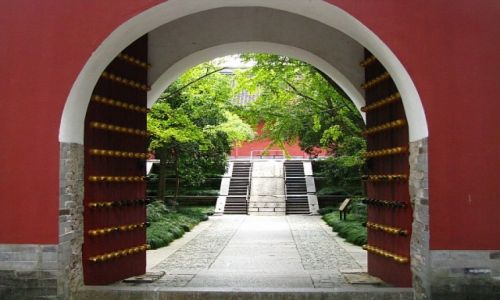 Zdj�cie CHINY / prowincja Jiangsu / Nankin / grobowiec cesarza Hongwu