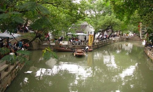 Zdjecie CHINY / prowincja Jiangsu / Tongli / Tongli - miasto na wodzie