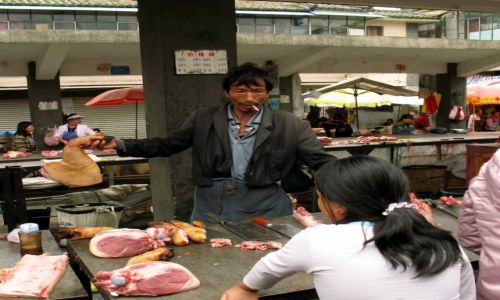 Zdjecie CHINY / Yunnan / Dali  / Dali market