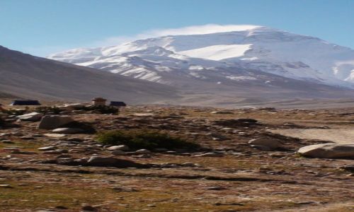 Zdjcie CHINY / Tybet / Pn. zbocze Mt. Everestu / Pierwsza baza wspinaczkowa