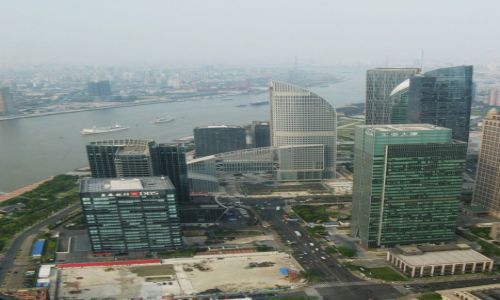 Zdjcie CHINY / Szanghaj / Dzielnica Pudong / Co wida z 