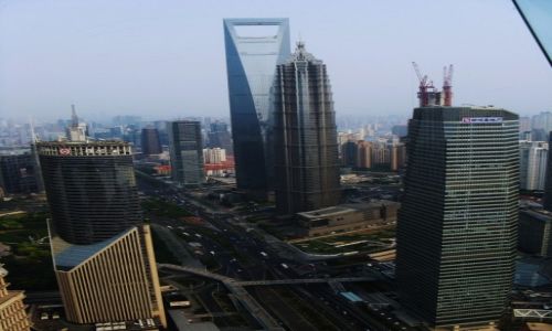 Zdjcie CHINY / Szanghaj / Dzielnica Pudong / Co wida z 