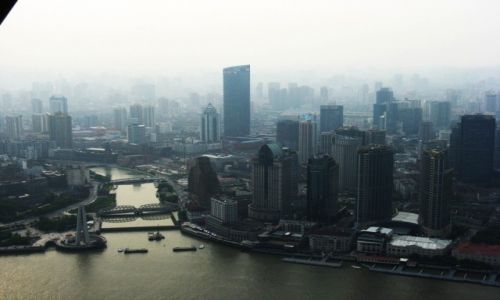 Zdjcie CHINY / Szanghaj / Dzielnica Pudong / Co wida z 