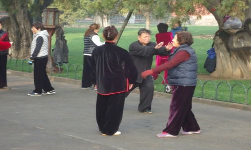 Zdjecie CHINY / Pekin / witynia Nieba / Wsplne wiczenia