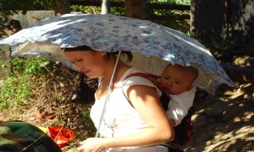 Zdjecie CHINY / Yunnan / okolice Hekou / Ochrona przed socem