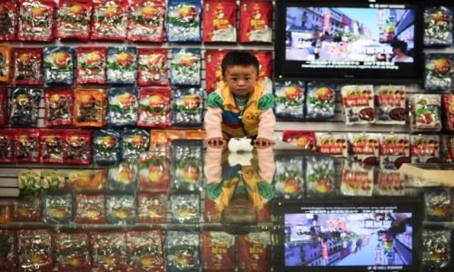 Zdjcie CHINY / Yunnan / Shangri La / shopping