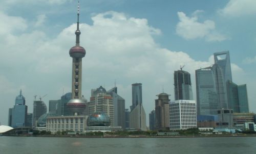 Zdjęcie CHINY / Szanghaj / Dzielnica z neoklasycznymi budynkami / Nowocześnie