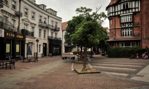 CHINY / Szanghaj / Thames Town / chinskie miasto widmo