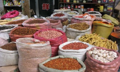 Zdjęcie CHINY / brak / Datung / Targowisko