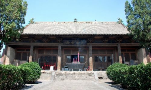 Zdjcie CHINY / Shanxi / w wiosce Qiatou 6km od Pingyao / Shuanglin Temple 