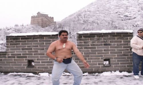 Zdjecie CHINY / brak / okolice Pekinu / Wielki Mur Chiński - zimą