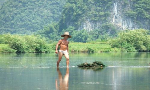 Zdjecie CHINY / brak / Okolice Yangshuo / Rybak?