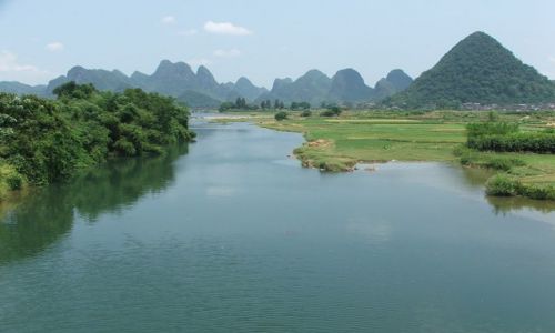 Zdjecie CHINY / brak / Okolice Yangshuo / Dopływ Li