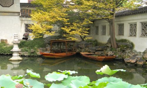 Zdjecie CHINY / Suzhou / Lingering Garden / Chwila ciszy