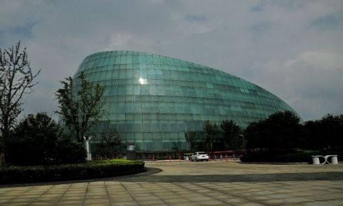 Zdjcie CHINY / Suzhou Industrial Park / Jinji Lake/Jezioro Zotego Koguta / Kopua