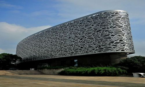Zdjcie CHINY / Suzhou Industrial Park / Jinji Lake/Jezioro Zotego Koguta / Aur