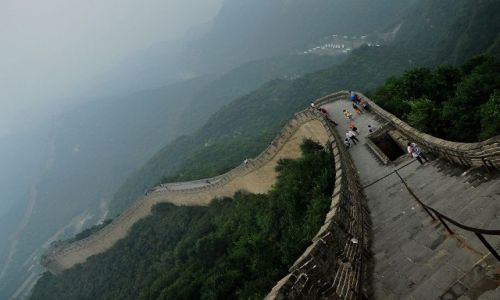 Zdjecie CHINY / Pekin / wzgrza Badaling / Mur