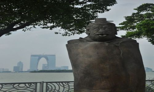 Zdjcie CHINY / Suzhou Industrial Park / Jezioro Zotego Koguta / Jzor