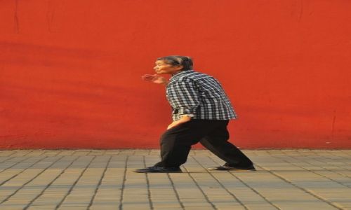 Zdjecie CHINY / Chiny / Pekin / Mens sana in corpore sano