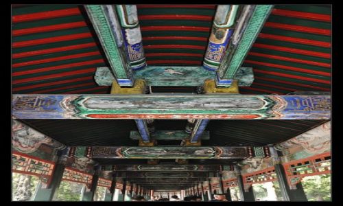 Zdjecie CHINY / Pekin / Jezioro Kuming / Pergola...