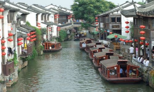 Zdjecie CHINY / prowincja Jiangsu / Suzhou / Wenecja orientu