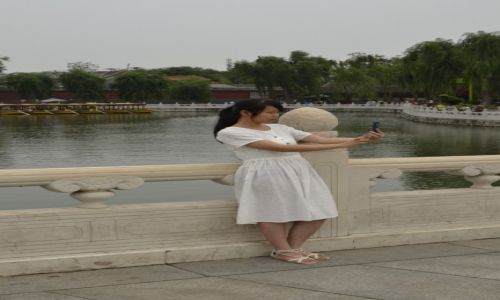 Zdjęcie CHINY / Pekin / Park Beihai / Selfie