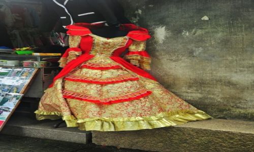 Zdjęcie CHINY / Prowincja Jiangsu / Luzhi / rouge et or
