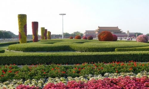 CHINY / Pekin / Pekin / Plac Tiananmen