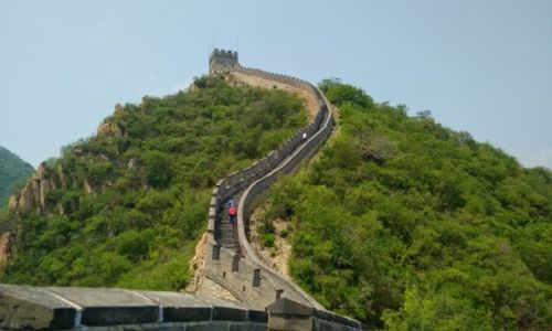 CHINY / Pekin / Pekin / Polowa drogi na mur