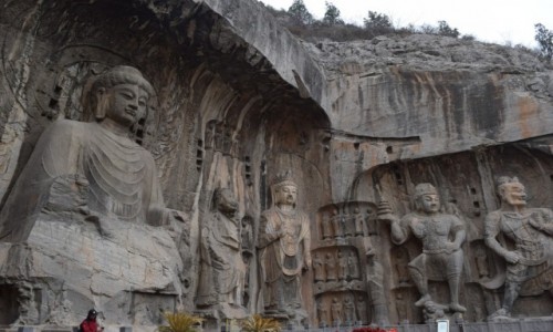 Zdjecie CHINY / Luoyang / Luoyang / Groty Longmen