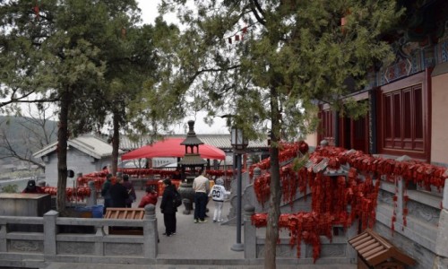 Zdjcie CHINY / Luoyang / Longmen / witynia  Longmen