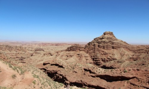 Zdjcie CHINY / - / Zhangye / Zhangye Flat Lake Canyon