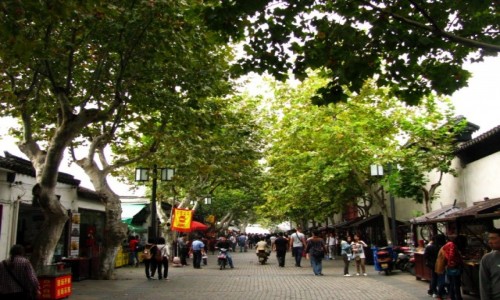 Zdjcie CHINY / prowincja Jiangsu / Suzhou / ulice Suzhou