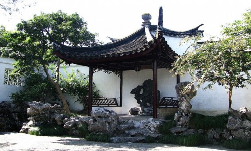 Zdjcie CHINY / prowincja Jiangsu / Suzhou / Ogrd Mistrza Sieci
